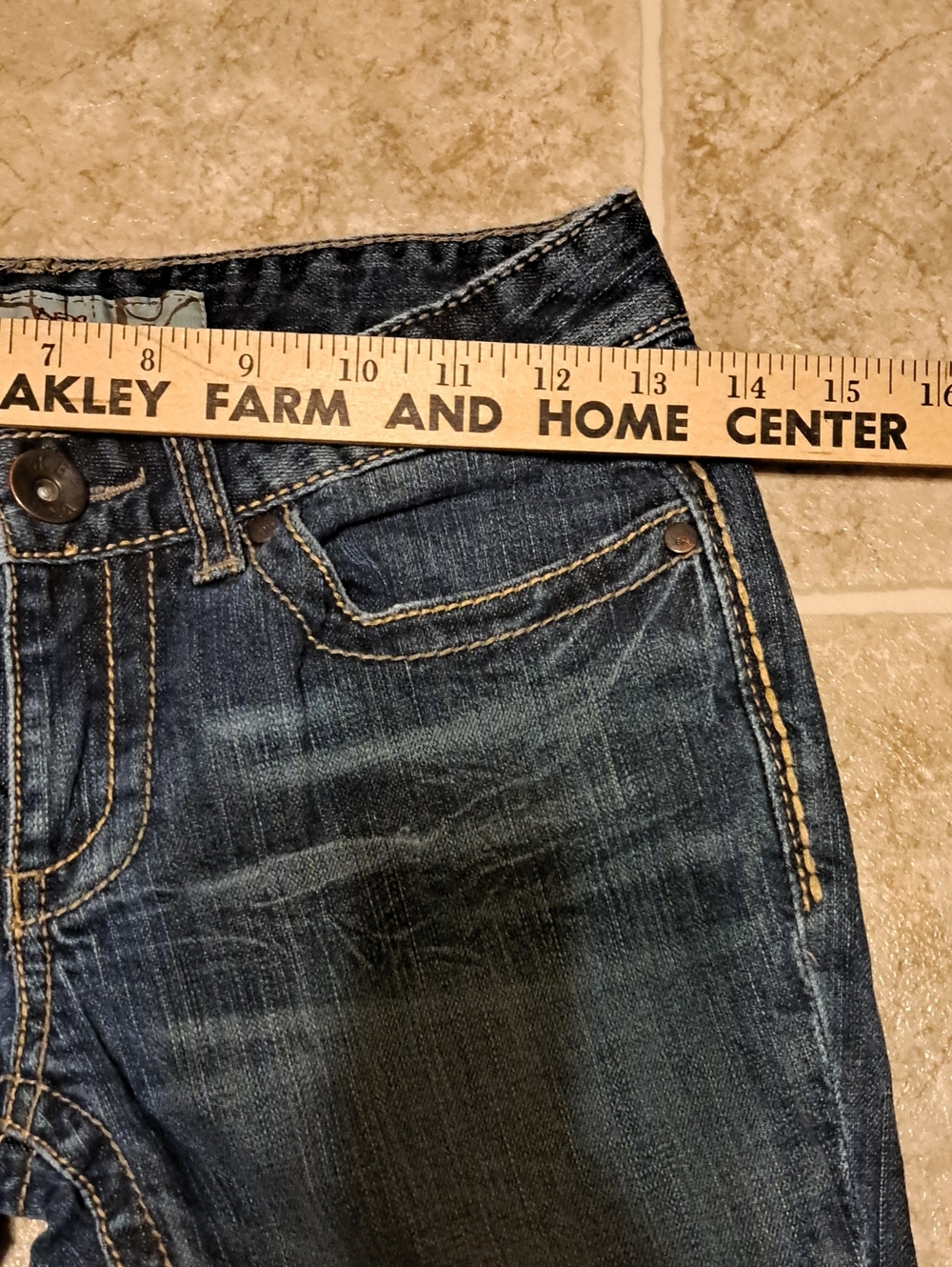 BKE Women's Dark Blue Cropped Ankle Jeans. Size 26 Lexi. - Picture 6 of 13